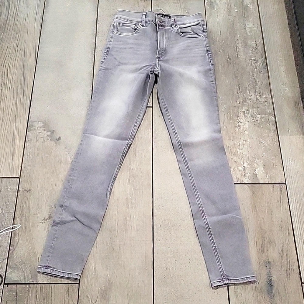 Express Jean/Light Gray/legging/stretch/high rise/size 4/#27-28